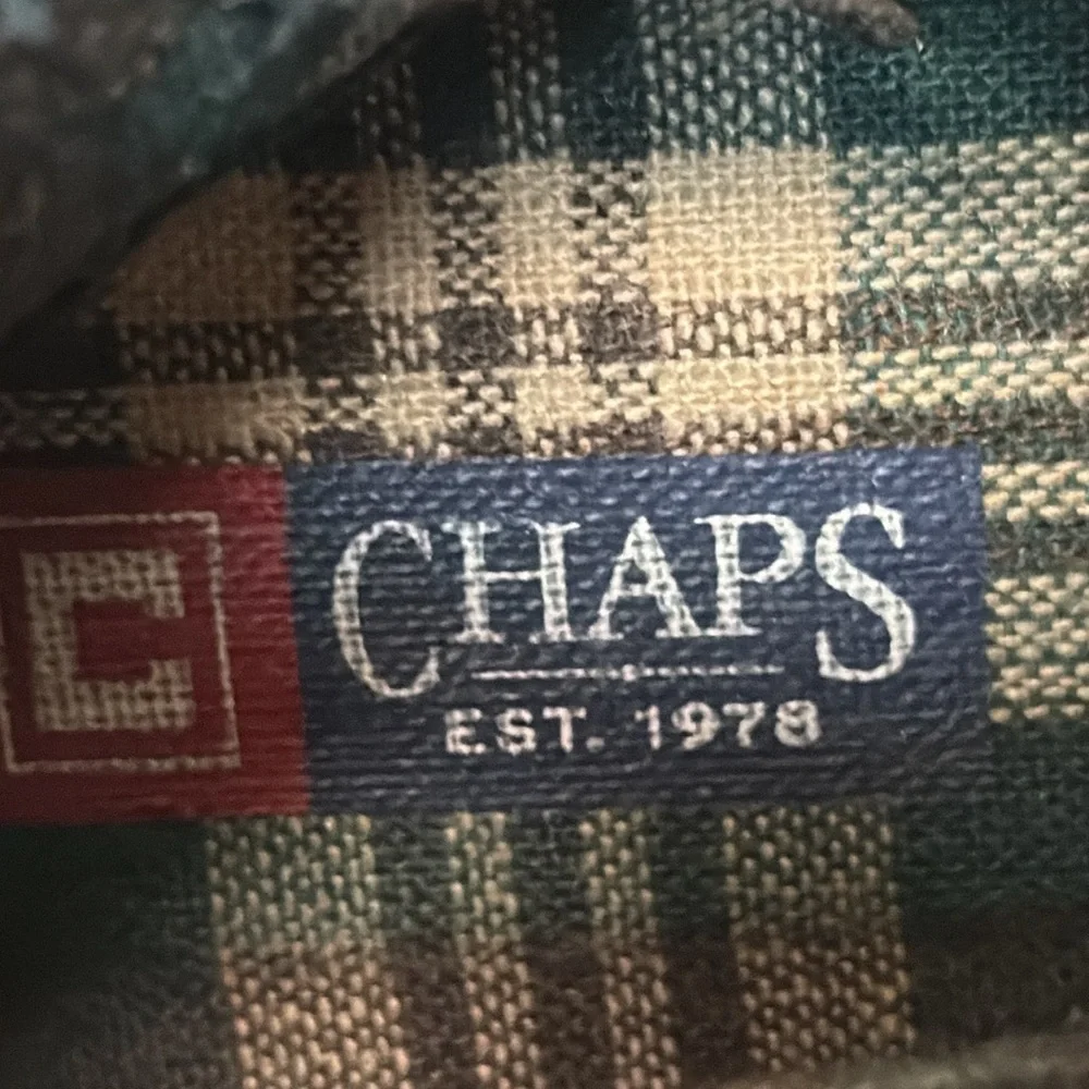 Chaps Black Leather Men's Boots